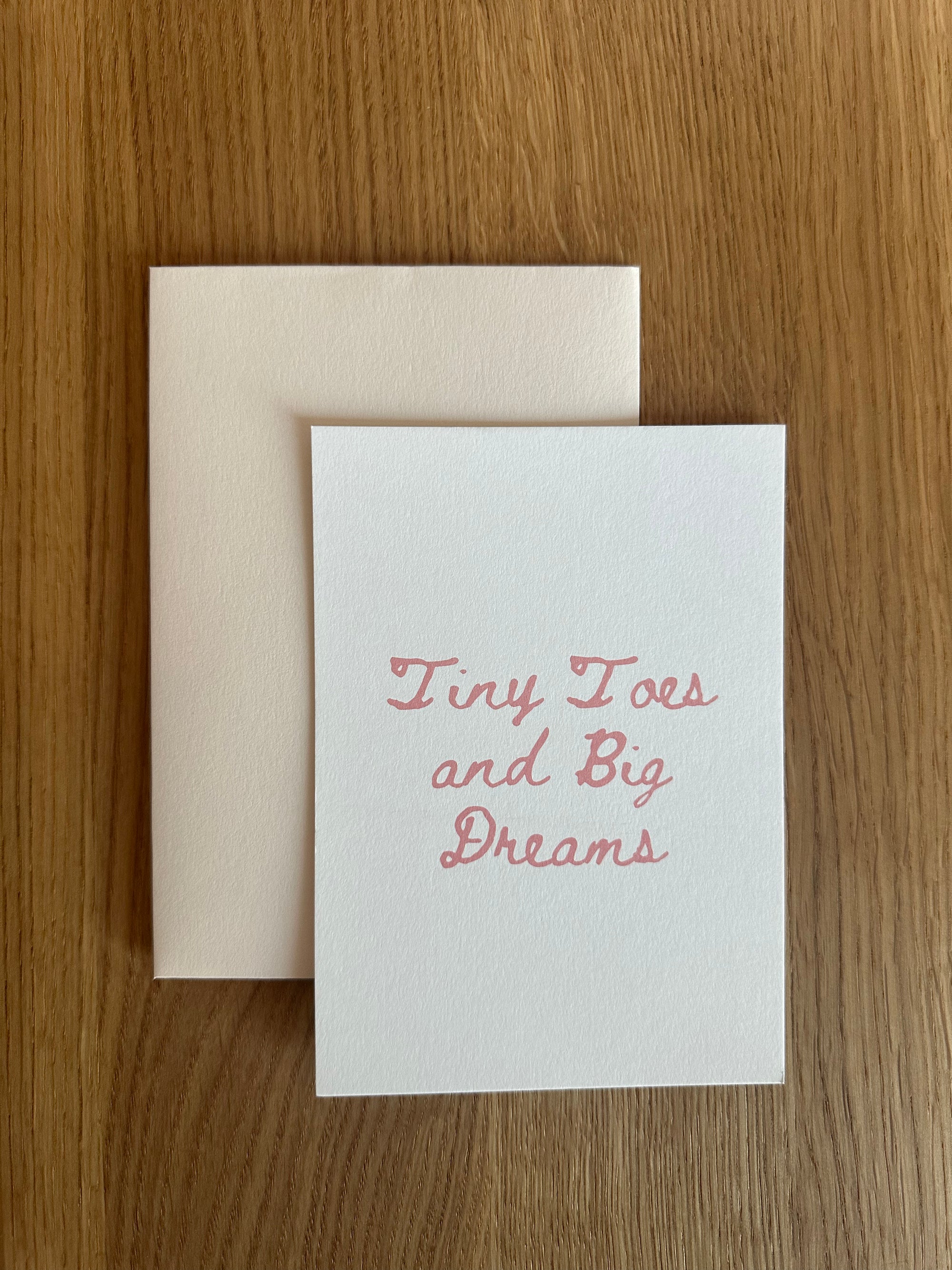 (Girl) Tiny Toes and Big Dreams